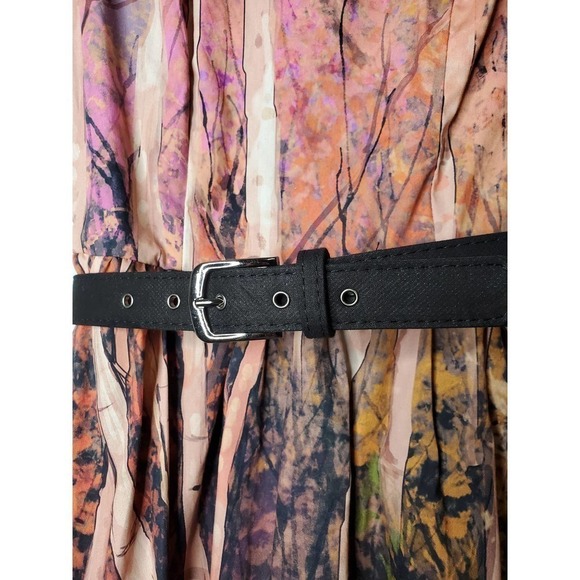 Modcloth Certifiably Sweet Cotton Dress in Trees Pink Size XXS - Picture 3 of 15